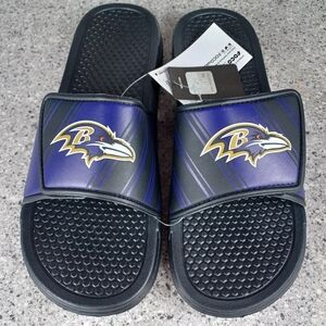 Baltimore Ravens NFL Football Fan Slide Sandals Shoes Size Men's 9/10